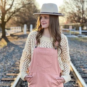 corduroy overall dress